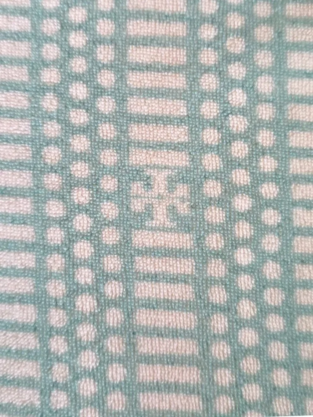 Tory Burch Swim Cover Up Tunic Seafoam Green 100% Cotton Beach Resort Size M - Picture 11 of 17